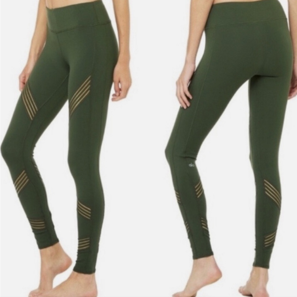ALO Yoga High Waisted Airbrush Moto Legging